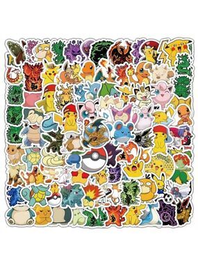 2/$10  30 Piece Pokemon Sticker Set NWT